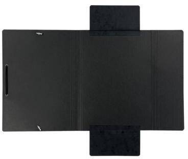 Eckspanner DIN A4 3Klappen und Gummizug schwarz - Artikel: 125207590-4