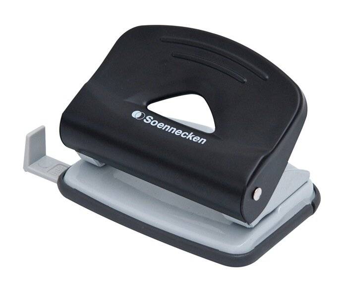 Soennecken Locher 3276 bis 15Blatt Metall schwarz-5