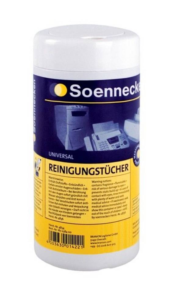 Soennecken Reinigungstuch 4829 Spenderdose 100 St./Pack.