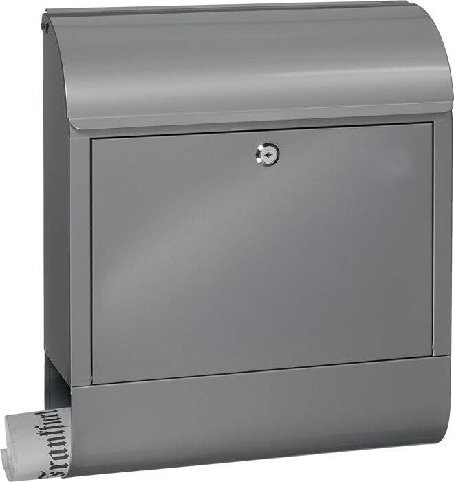 Briefkasten Scandic 825 Si H.460mm B.380mm T.125mm silb. STA DIN C4 BURG-WÄCHTER-1