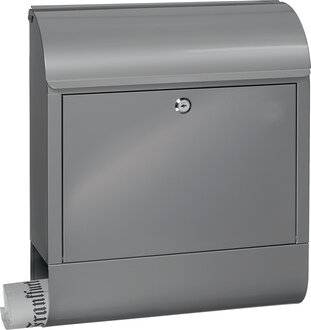 Briefkasten Scandic 825 Si H.460mm B.380mm T.125mm silb. STA DIN C4 BURG-WÄCHTER-3