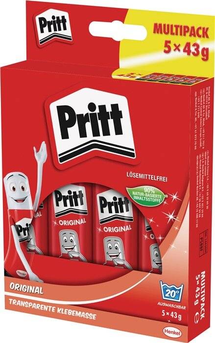 Pritt Klebestift PS8BF 43g Kunststoffhülse 5 St./Pack.-0