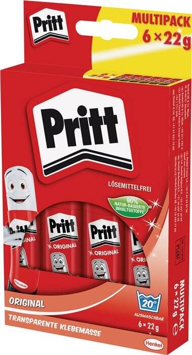Klebestift 22g Kunststoffhülse 6 St./Pack. - Artikel: 160627000-0
