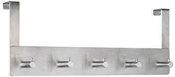 Symbolbild für Türgarderobe 13,5x7,5x35cm Metall silber