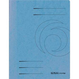 Herlitz Schnellhefter 11199106 DIN A4 Colorspankarton hellblau-2