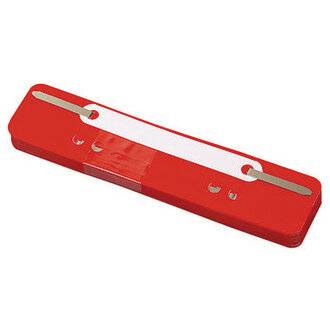 Soennecken Heftstreifen 3170 kurz Kunststoffdeckl. rt 25 St./Pack.-3