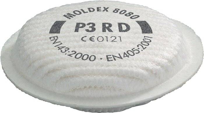 Partikelfilter 808001 EN 143:2000+A1:2006 P3 R D f.Ser.8000 MOLDEX-0