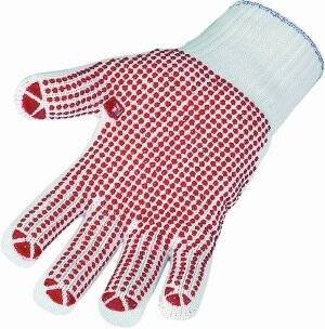 Handschuhe Gr.10 rot EN 388 PSA II Baumwolle (innen)/Polyamid (außen) ASATEX-0