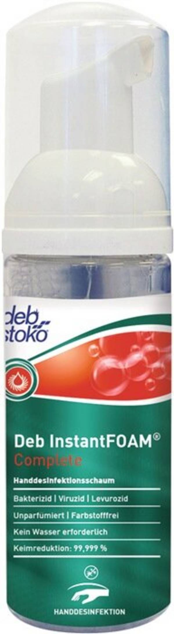 Schaum-Handdesinfektionsmittel Deb InstantFOAM Complete 47 ml Flasche