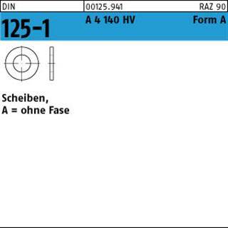 Unterlegscheibe DIN 125-1 A 17x30x3 A 4 140 HV 50 Stück-0