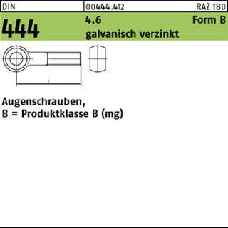 Augenschraube DIN 444 FormB BM 8x 70 4.6 galv.verz. 25 Stück-0