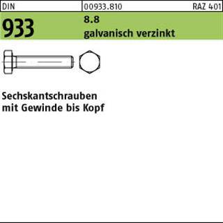 Sechskantschraube DIN 933 VG M12x 120 8.8 galv.verz. 50 Stück-0