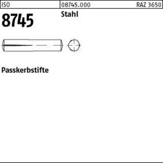 Passkerbstift ISO 8745 1,5x 10 Stahl 250 Stück-0