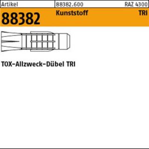 TOX Allzweckdübel TRI 10/61 - Artikel: 4049563001457