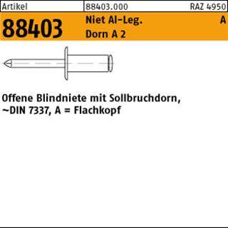 Blindniete R 88403 FLAKO 5x 40 Niet Aluminium/Dorn A 2 100 Stück-0