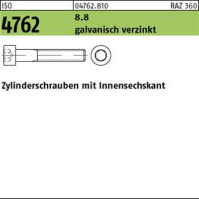 Zylinderschraube ISO 4762 Innen-6kt M4x25 8.8 galv.verz. 500St.-0