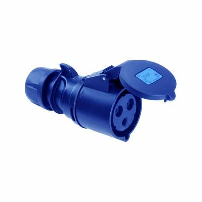 SIROX® CEE-Kupplung - 3-polig - Nennspannung 230 V - Nennstrom 16 A - Schutzart IP 44 - Gewicht 0,14 kg - blau