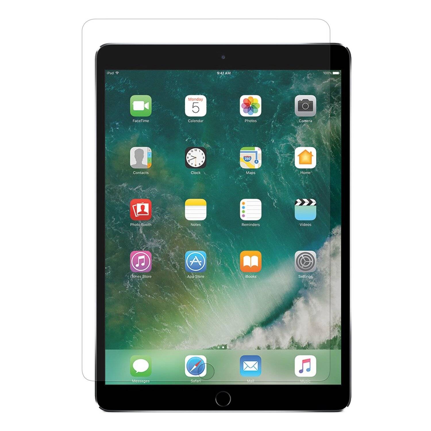 cofi1453® Schutzglas 9H kompatibel mit Apple iPad Air ( 2019 ) 10.5 Zoll Displayschutzfolie Schutzfolie Passgenau-1