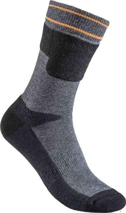 Funktionssocke Dibbersen Gr.47-50 schwarz/grau FELDTMANN-2
