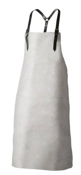 Brustlatzschürze Knut L.ca.100xB.ca.80cm grau Spaltleder FELDTMANN-0