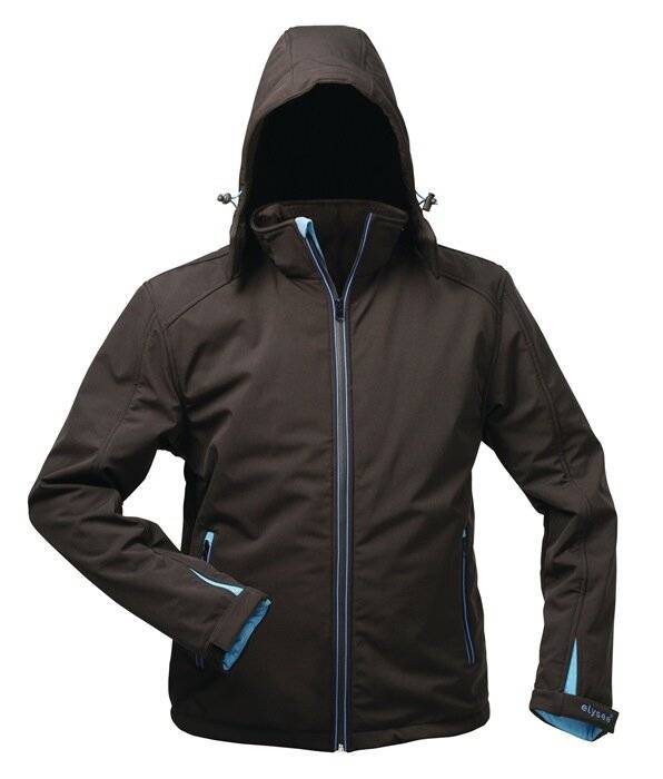 Wintersoftshelljacke Uranos Gr.L schwarz/blau ELYSEE