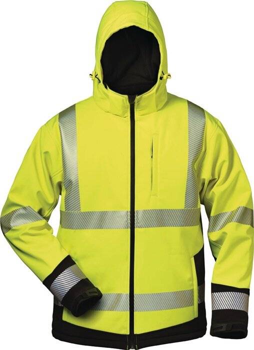 Warnschutz-Softshelljacke Melvin Gr.XXL gelb/schwarz ELYSEE-4