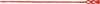 Kabelbinder CLICKTIE L.240mm B.3,8mm PE rot 100St./Btl.SAPISELCO