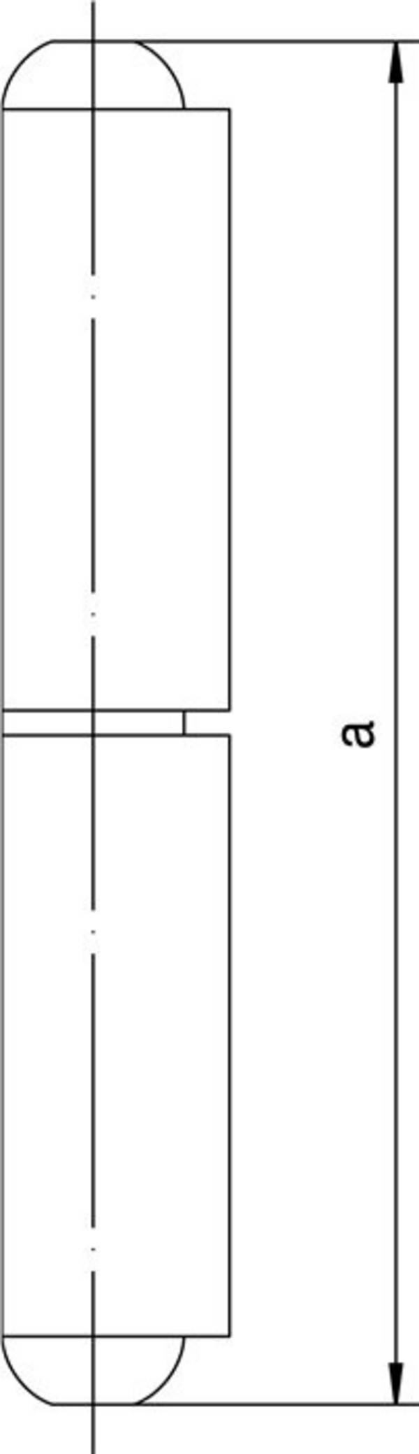 Profilrolle KO 41 Band-L.100mm STA blk Stift-Ø 10mm SIMONSWERK