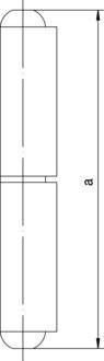 Profilrolle KO 41 Band-L.100mm STA blk Stift-Ø 10mm SIMONSWERK-3