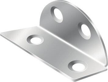Spanplattenwinkel Maß a 40mm Schenkel-L.40mm verz.VORMANN-3