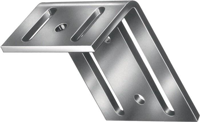 Vormann Verstellwinkel stark 75x35mm Stahl blau verzinkt 65mm 3,5mm-1