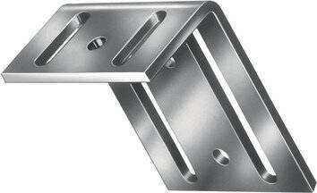 Vormann Verstellwinkel stark 75x35mm Stahl blau verzinkt 65mm 3,5mm-4