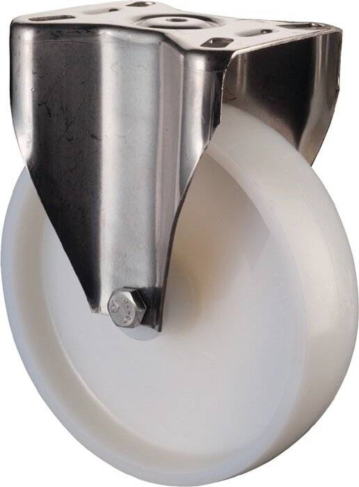 Bockrolle D.125mm Trgf.130kg Ku.Platte L95xB80mm BS ROLLEN