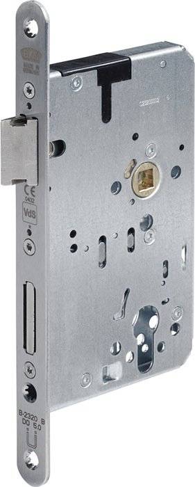 Preisbild für Panik-Einsteckschloss 2320 Fkt.B rd 24/65/72/9mm DIN L/R VA BKS