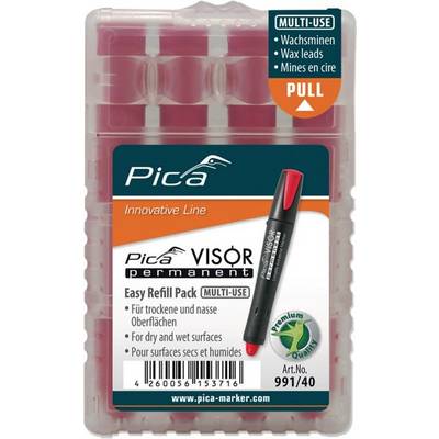 Pica-Marker VISOR Ersatzminen permanent, rot 991/40 (VE4)-0