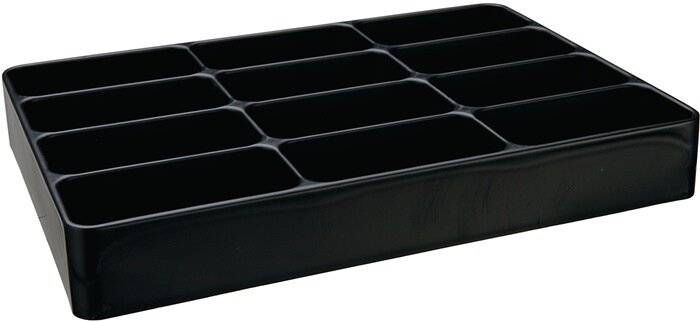 Eins.LOGS 133 H48xB338xT238mm Ku.schwarz 12-fach LOGS-0