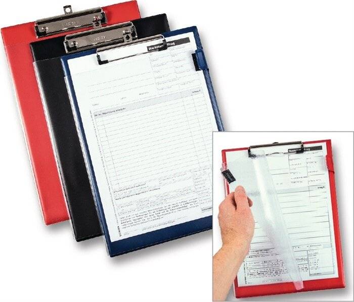 Auftragstasche m.Klettverschluss DIN A4 schwarz VE 10 St.-2