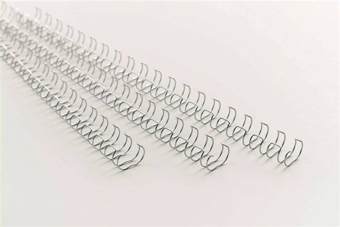Drahtbinderücken DIN A4 10mm silber 100 St./Pack. - Artikel: 125666595-0
