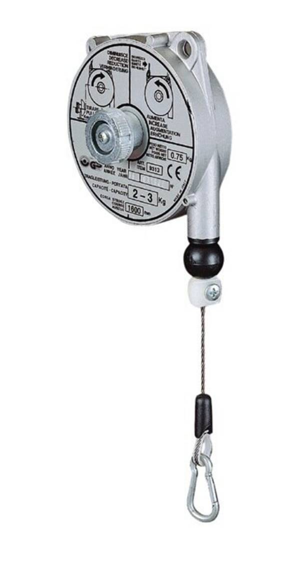 Federzug TCN 9322 Trgf.4-6kg Seillänge 2,0m Seil-D.2,0mm PLANETA