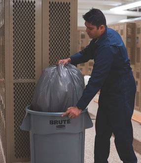 Symbolbild für Abfallbehälter BRUTE 38l PP grau