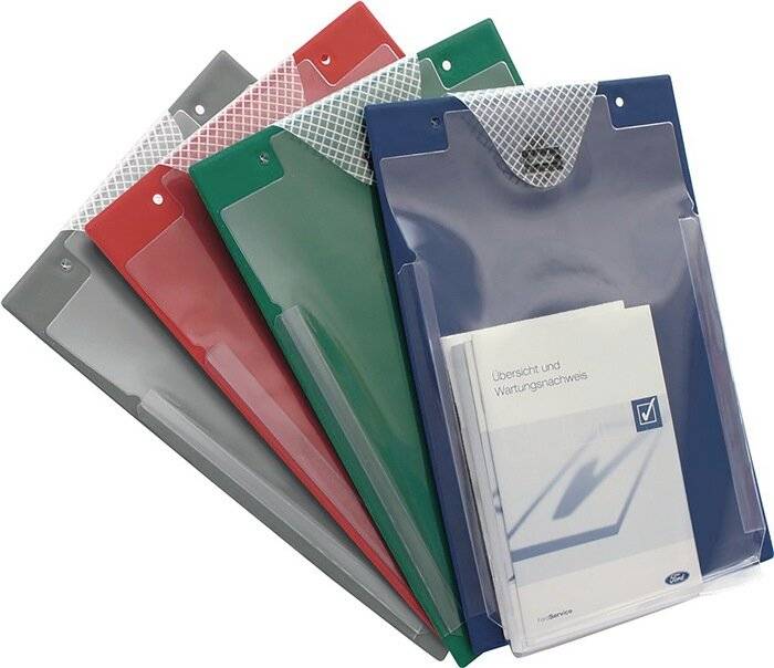 Auftragstasche m.Klettverschluss u.Kordel DIN A4 blau VE 10 St.-2