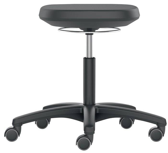 Drehhocker Labsit Rl.Integralschaum Sitz-H.450-650mm BIMOS-2