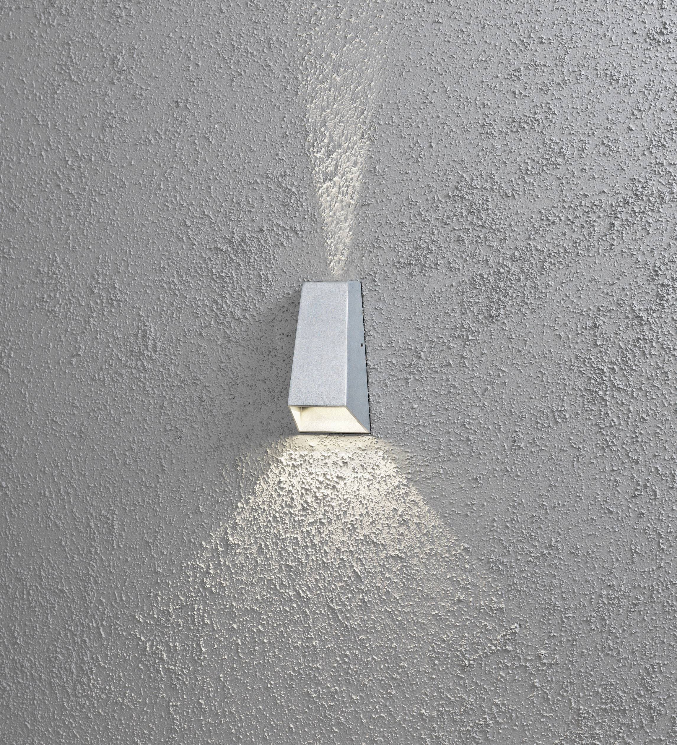 KONSTSMIDE LED-Außenwandleuchte 6 W Warm-Weiß Konstsmide 7911-310 Silber-Grau