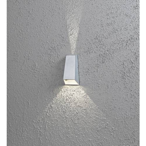 Thumbnail - Konstsmide Gnosjö Konstsmide AL 7911-310 LED-Außenwandleuchte EEK: G (A - G) LED LED fest eingebaut 6 W Silber-Grau