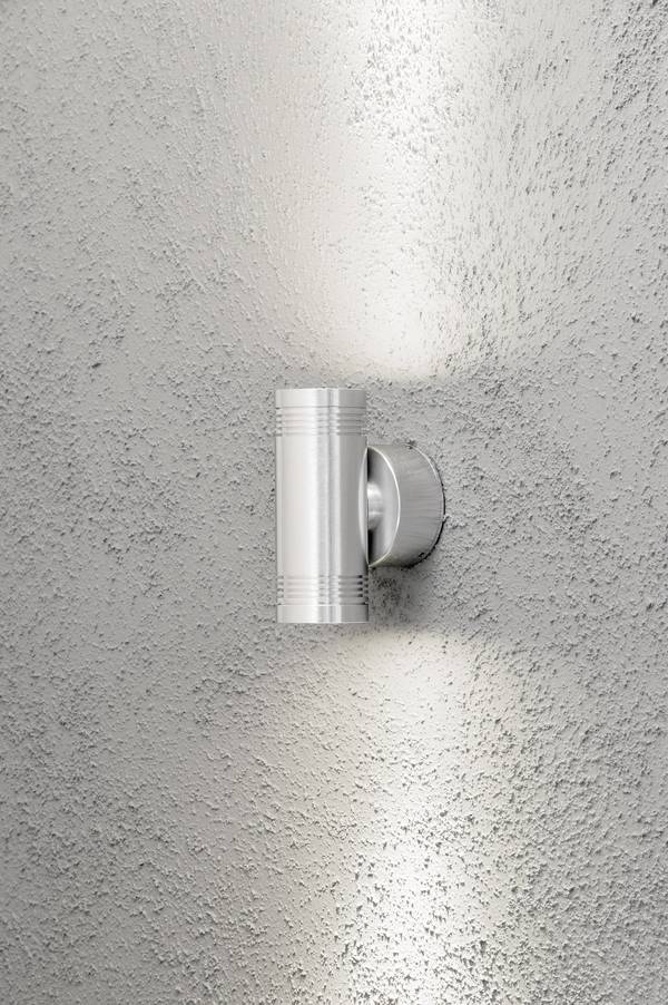 Konstsmide Monza 7930-310 LED-Außenwandleuchte EEK: G (A - G) LED LED fest eingebaut 6 W Aluminium