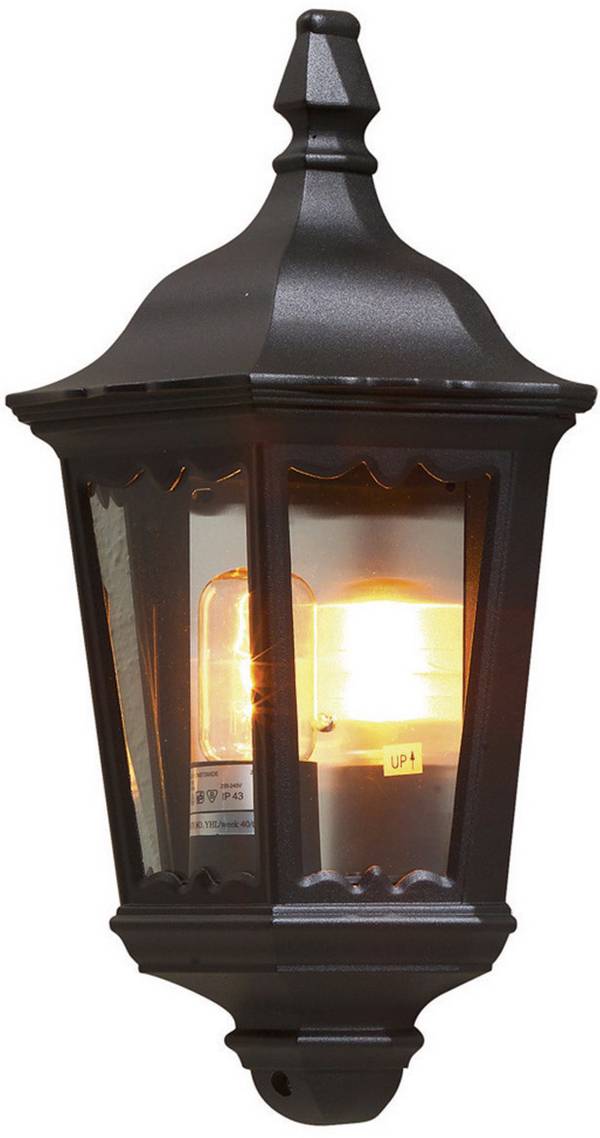 Konstsmide Firenze 7229-750 Außenwandleuchte Energiesparlampe, LED E27 100 W Schwarz