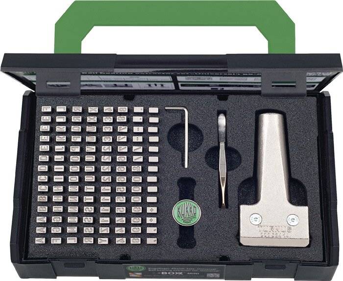 Schlagzahlen-/Schlagbuchstabensatz 333 115-tlg.m.Typenhalter 3mm KUKKO-4
