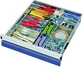 Stumpf Zubehör Einteilungs-Set, 12-teilig, für Schubladen 100mm, für T100/35, STS, ESTA, MovaFlex-2