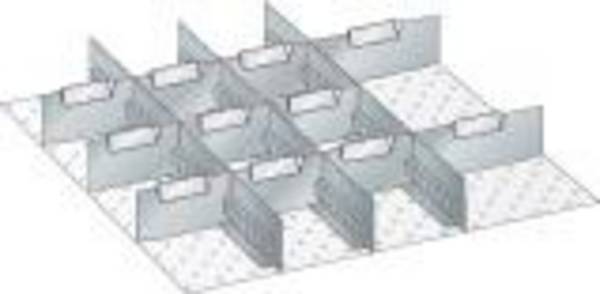 Set Schlitzwände und Trennbleche 27x27E (BxTxFH) 459x459x150mm