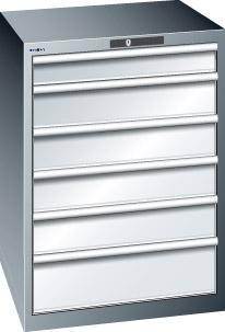Schubladenschrank gm/lg H1000, 6 Schubl.-0
